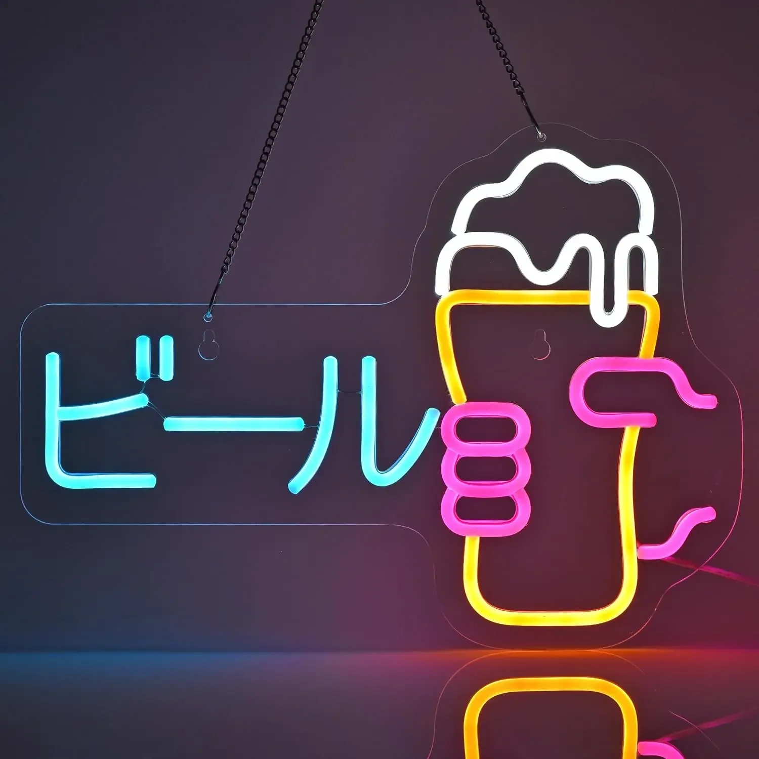

Japanese Beer Neon Sign Business Art Wall Light USB Powered LED Neon Light for Bar Club Shop Restaurant Bedroom Decoration Gift