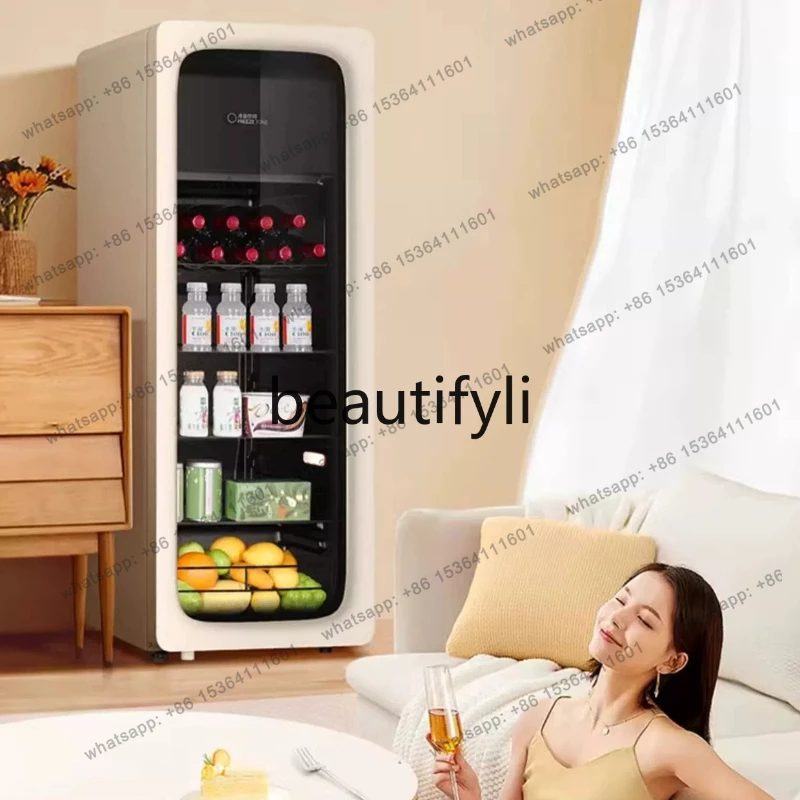 Ice Bar Small Refrigerated Fresh-Keeping Household Tea Beverage Cabinet Refrigerator