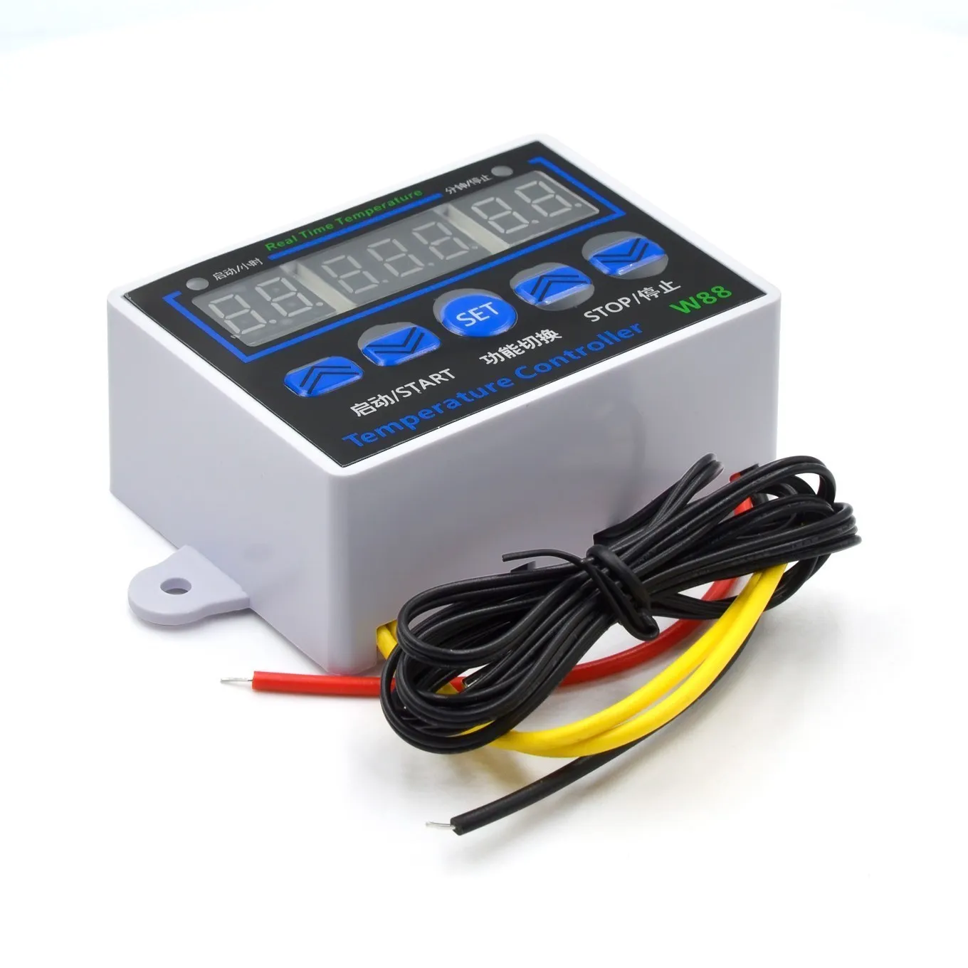 W88 12V/220V 10A Digital LED Temperature Controller Thermostat Control Switch Senso W1411