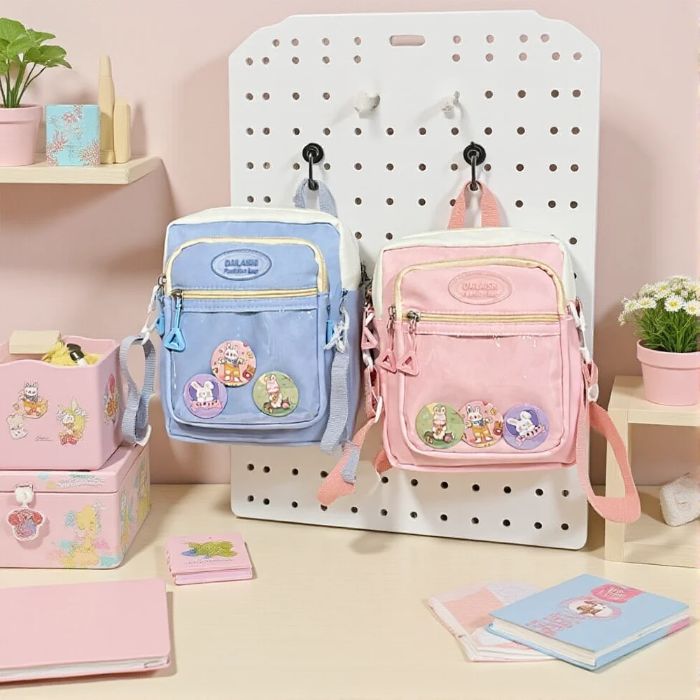 

New Kawaii Bag Girls 2025New JK Transparent Bag Small Crossbody Bag For Women Purses and Handbags Shoulder Bag Itabag Bolso ﻿