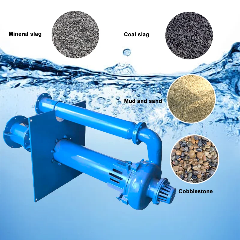Vertical Submersible Slurry Pump with Agitator High Concentration Mud Pump for Gold Mining Dredge