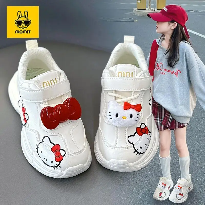 

2025 New Collection Cute Cartoon Hello Kittys Child Casual Shoes Good-Looking Ventilate Girl Sneakers Fashion Festival Gift