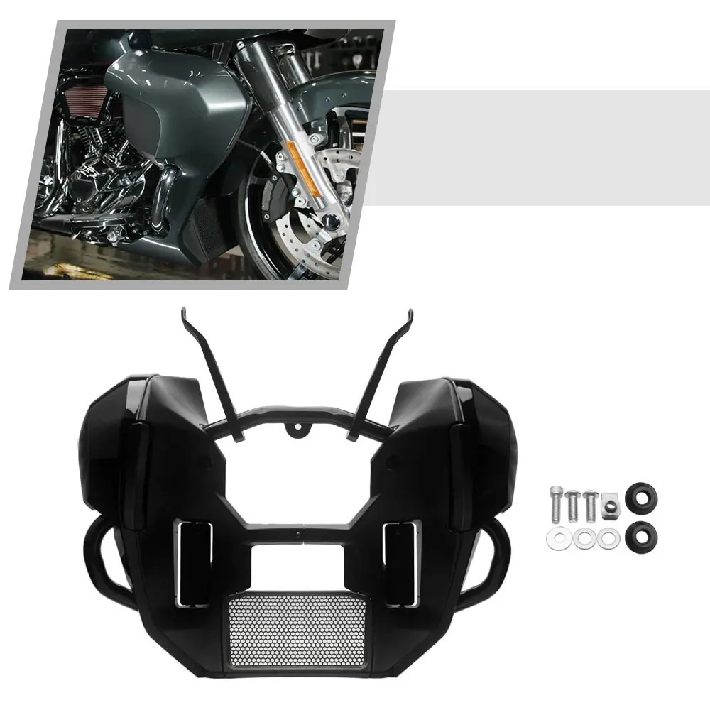 

Front Fairing Lowers/ Engine Guard+Fairing Supports Kit Iron Aluminum Alloy Motorcycle For Harley Street Glide Ultra FLHXU 2025