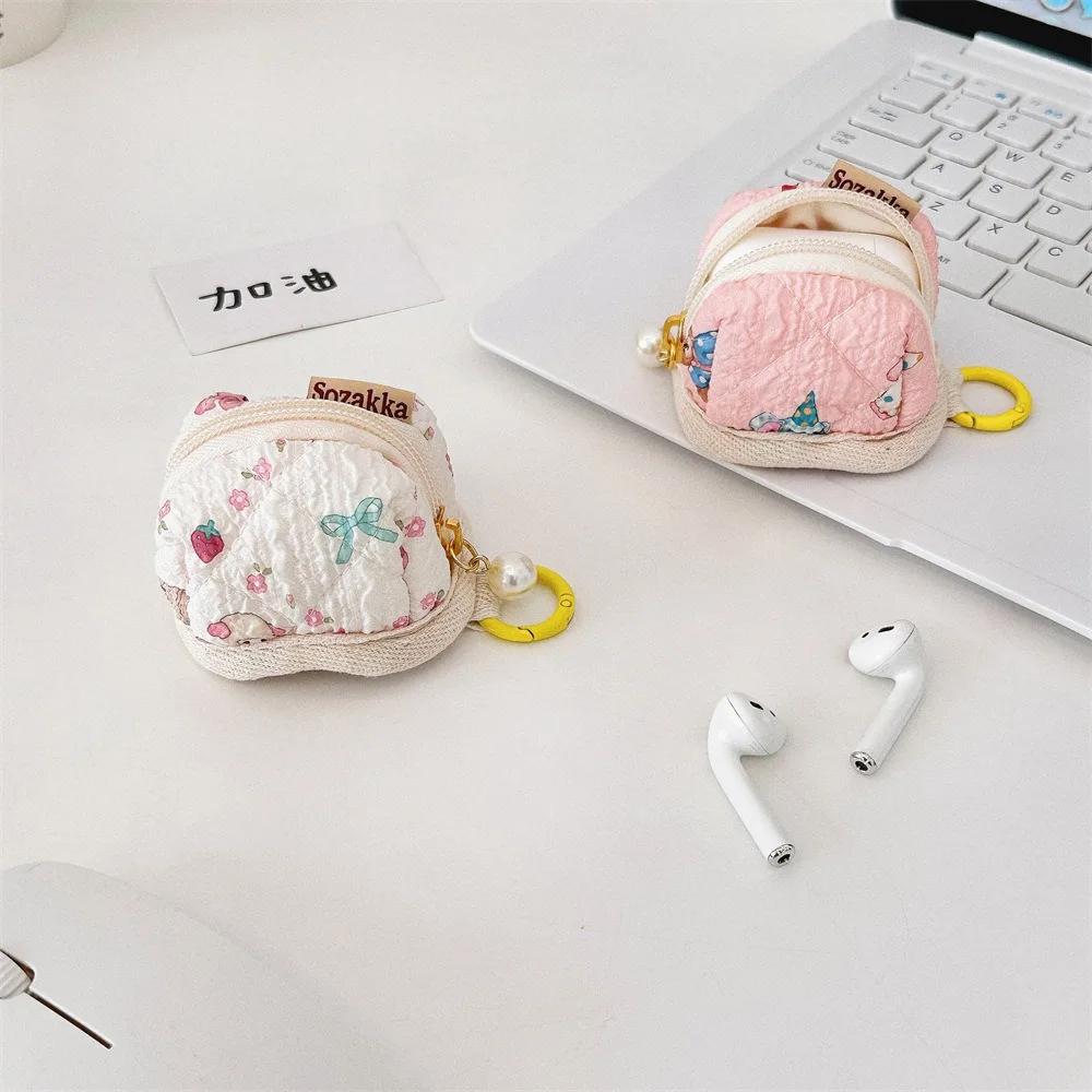 Lovely Rabbit Mini Coin Purse Bunny Bear Earphone Bag Korean Style Elephant Small Key Holder Kids