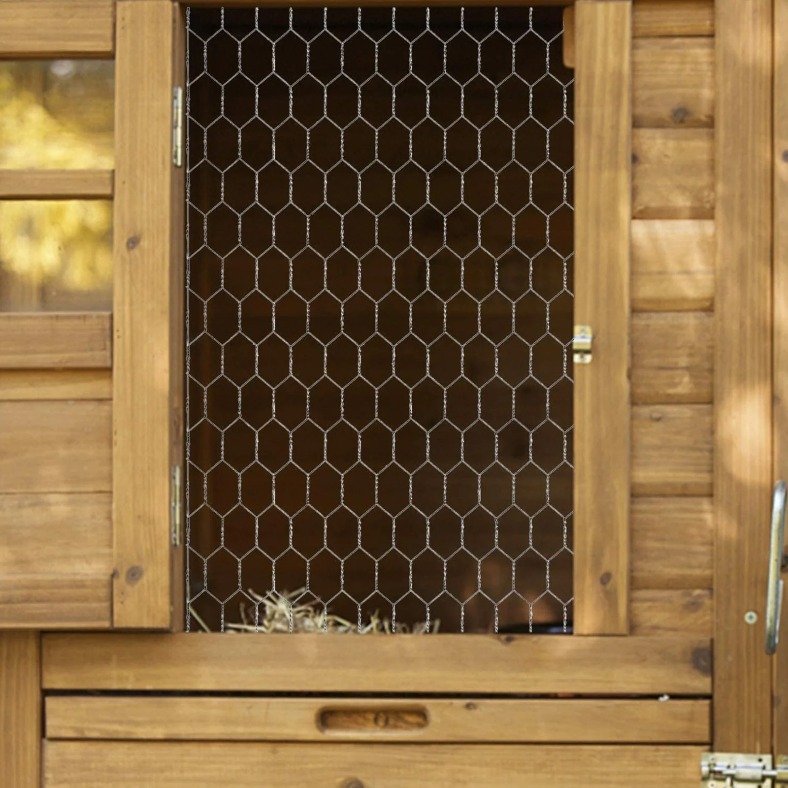 

Chicken Wire Mesh Poultry Netting Galvanized Iron Safe Durable DIY Crafts Garden Fence Net Poultry Wire Mesh Chicken Fence Net