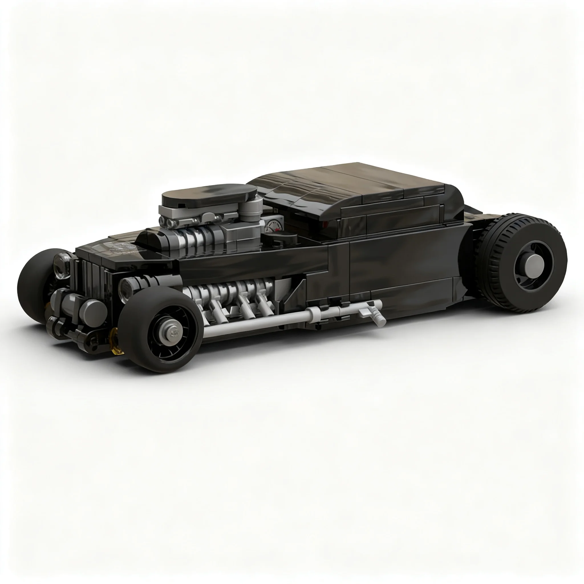 321pcs MOC Batmobiles Hot Rod 