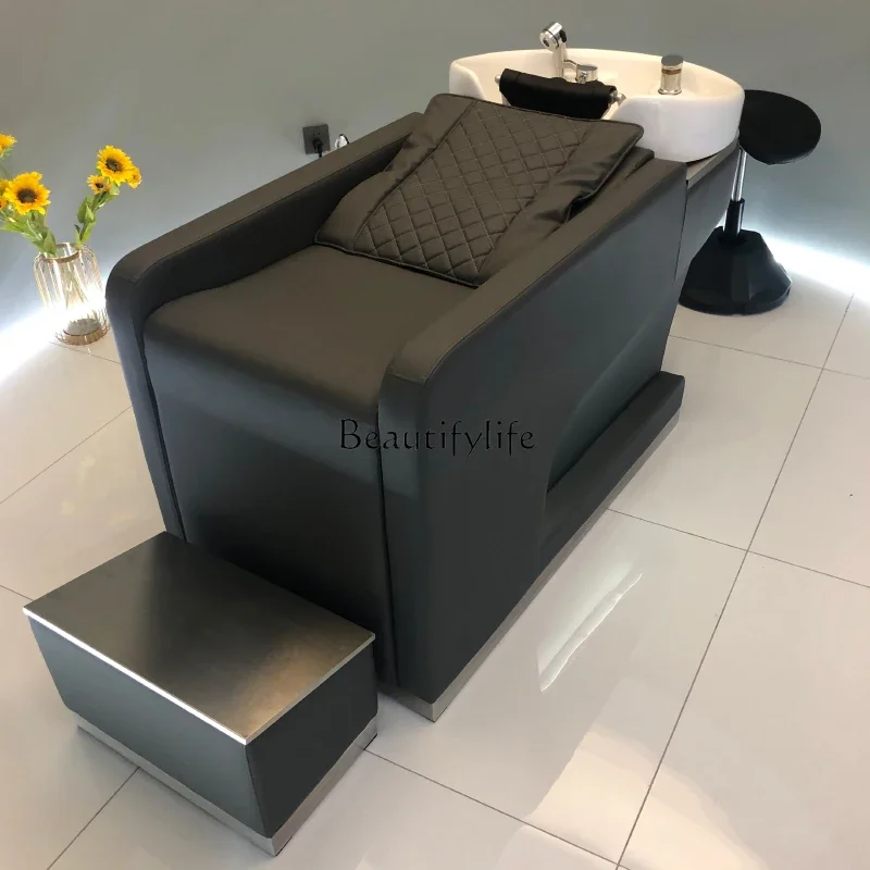 New High-End Shampoo Chair Hair Saloon Dedicated Hair Salon Hair Salon Flushing Bed Lying Half