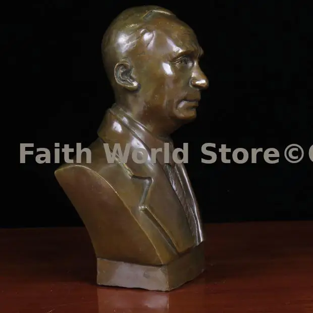 

Soviet Russia Moscow Saint Petersburg great leader politician Revolutionist Vladimir Vladimirovich Putin Bronze Statue