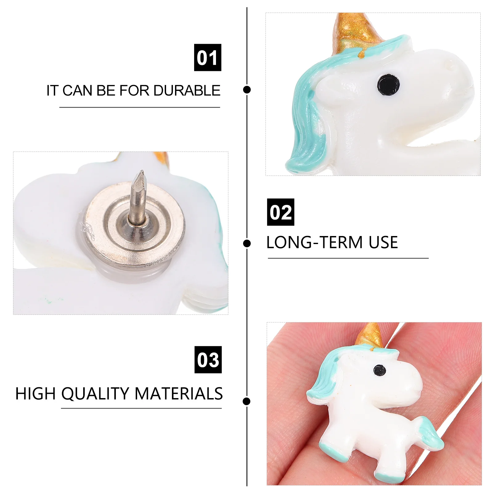 

10Pcs Cartoon Resin Pushpins Decorative Photo Memo Note Pushpins for Bulletin Board Map Markers Cartoon Pushpin