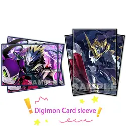 60pcs/set Digimon DTCG PTCG Card sleeve Dark Knightmon Anime Game Collection Card Protective Cover Gift Toys 67X92mm