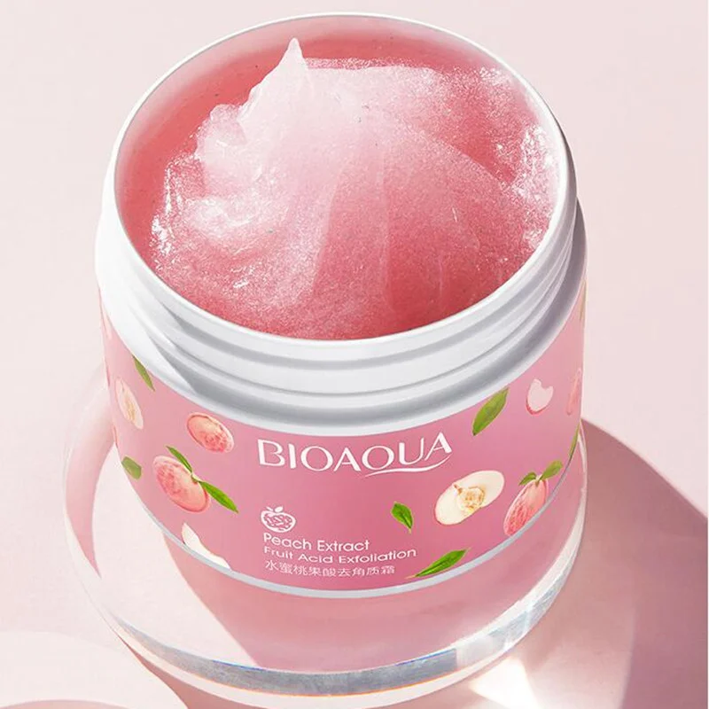 

140g Facial Exfoliating Body Scrub Whitening Moisturizing Peeling Cream Gel Face Scrub Clean Pores Tender and Moist