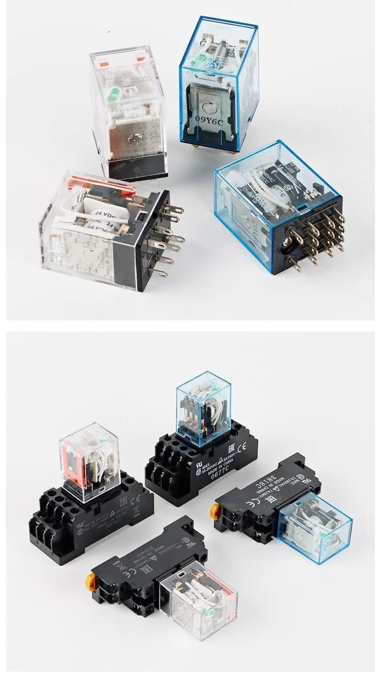 Original intermediate relay MY4N-J AC220V MY2NJ DC24V MY2N-GS14 pin 8LYMY3N-J  MY4N-J LY2N-J LY4N-J