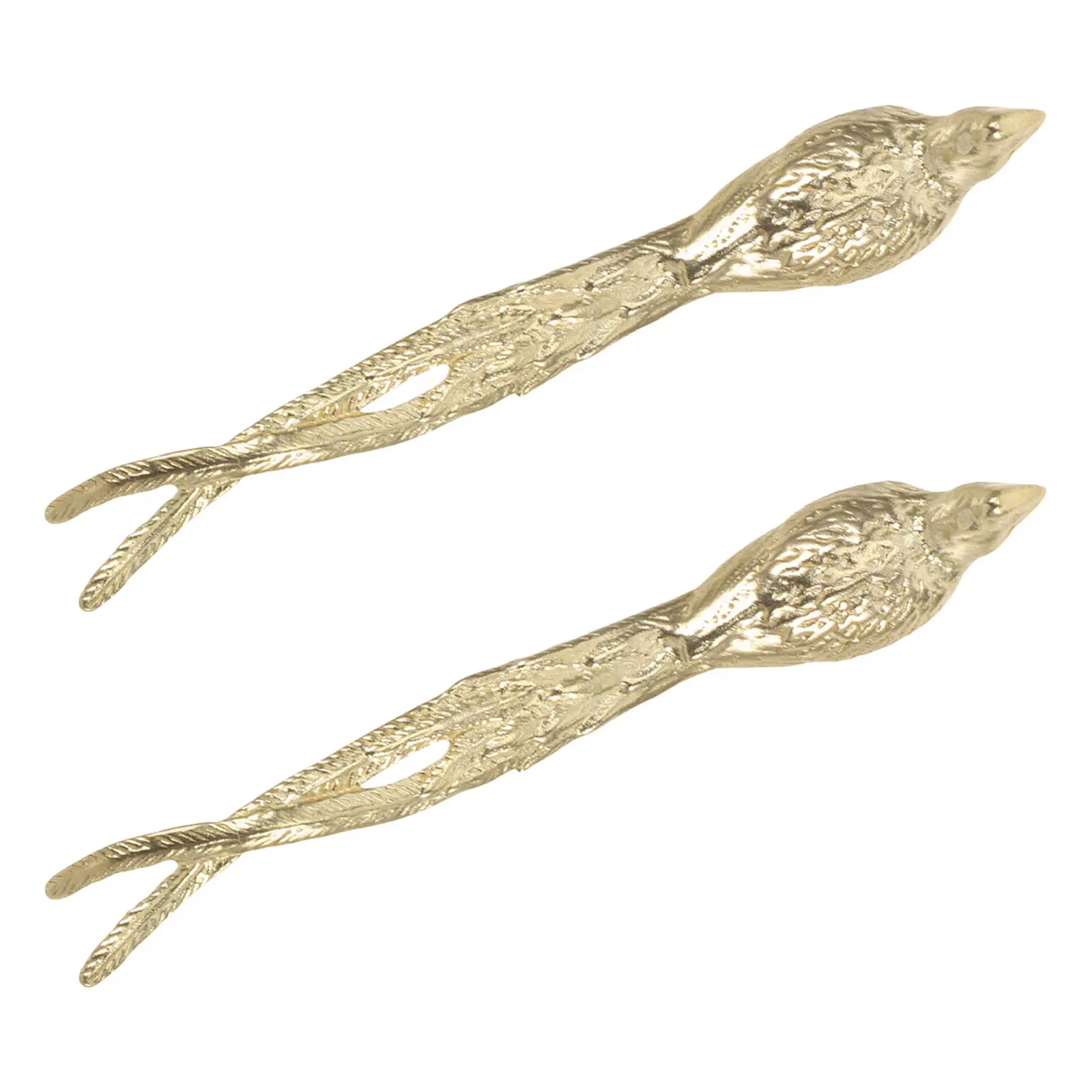 2 Pcs Bird Cabinet Door Knobs Animals Brass Pull Drawer Pulls Handle Hardware Dresser Handles Themed