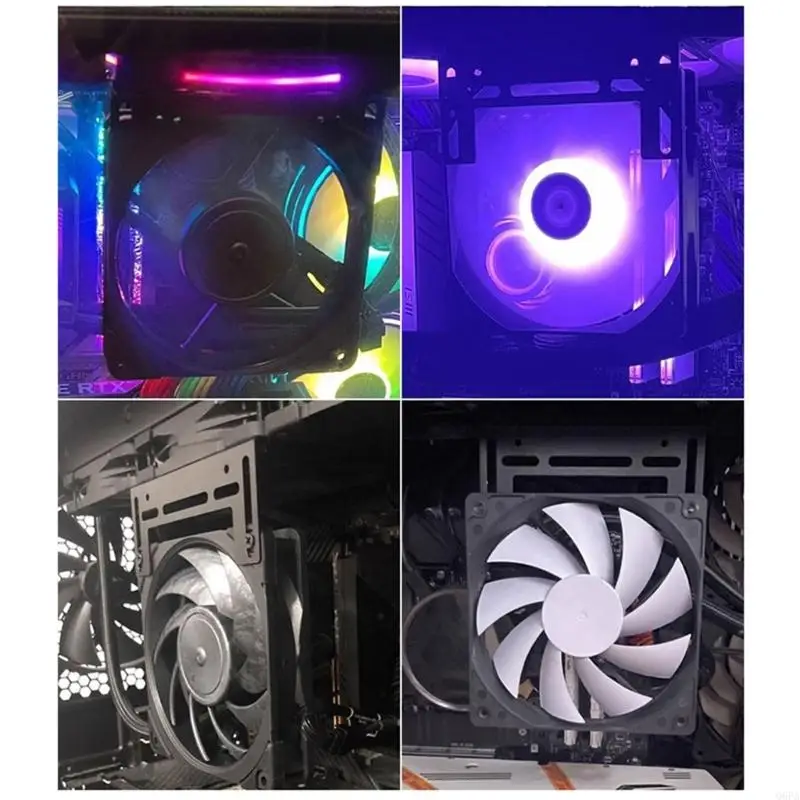 سهلة الاستخدام تصاعد قوس مروحة التبريد جبل قوس لذاكرة بالوعة الحرارة دعم 8 سنتيمتر/9 سنتيمتر/12 سنتيمتر مروحة تبريد الكمبيوتر