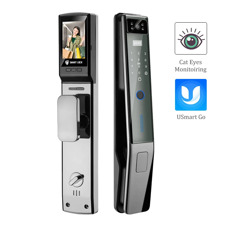 

High security smart door lock Wifi Anti-theft Intelligent Automatic door Lock with keyless door lock