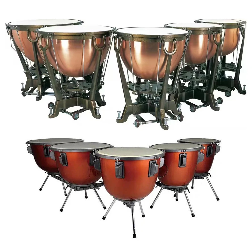 Factory Price Professional Timpani Drum, Copper Bowl Hina Brass Kettle Drum, 20/23/26/29/32 Inch