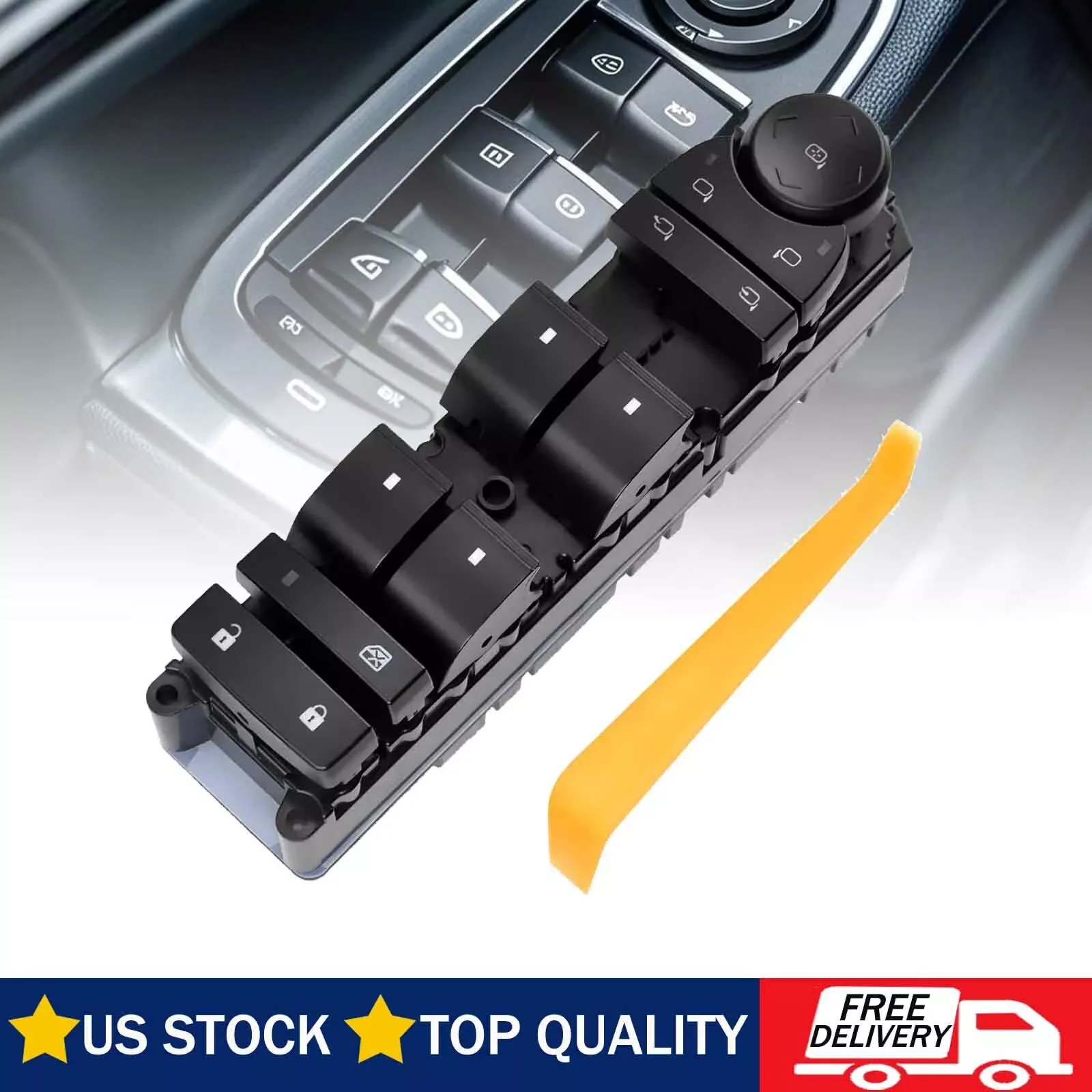 

Front Left Driver Car Control Power Window Control Switch For Chevrolet Silverado GMC Sierra 2007-2013 20835553