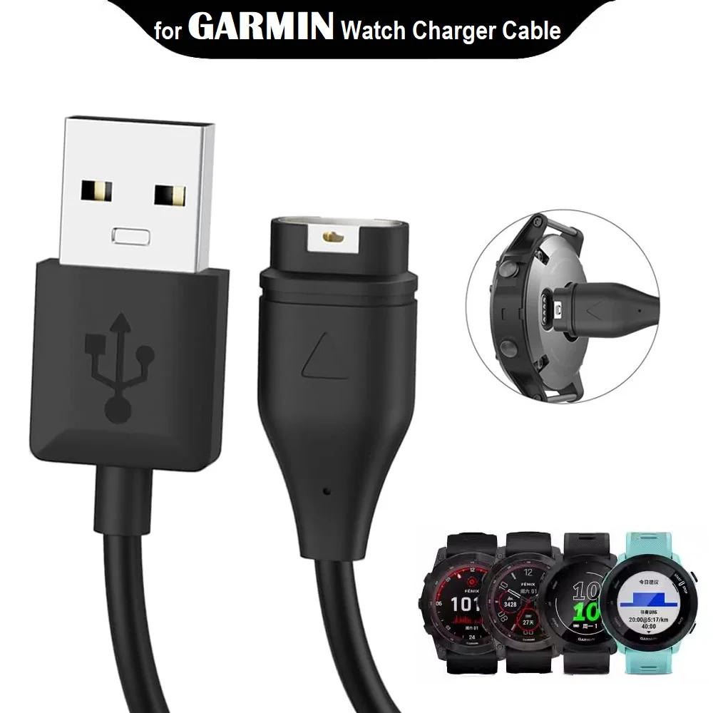 Кабель для зарядки (30 шт.) для Garmin Fenix 8/7/6/5/Venu3/SQ2/Vivoactive 6/5 Epix Pro Instinct 3/2S/2X Enduro 3/2/1, USB-кабели для зарядки