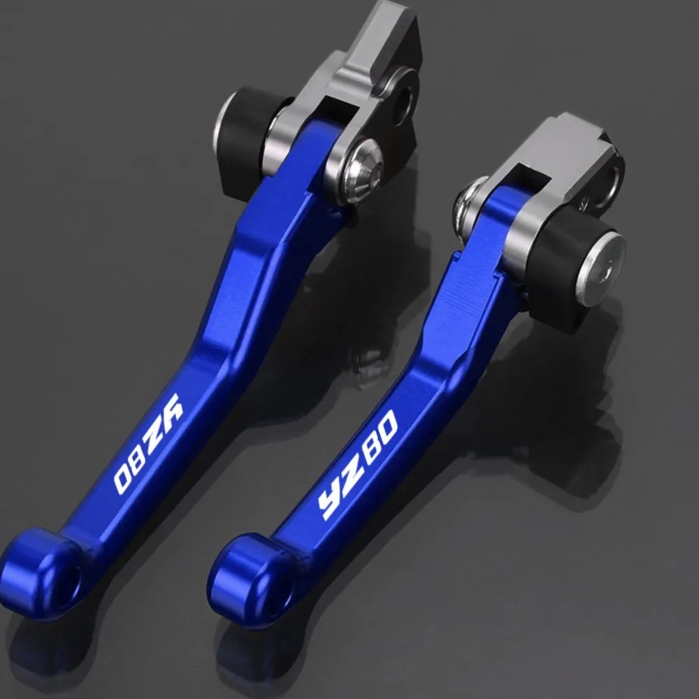 Para YAMAHA YZ80 1986 1987 1988 1989 1990 1991 1992 1993 1994 1995 Motorcoss Dirt Bike Pivot palancas de embrague de freno plegables YZ80