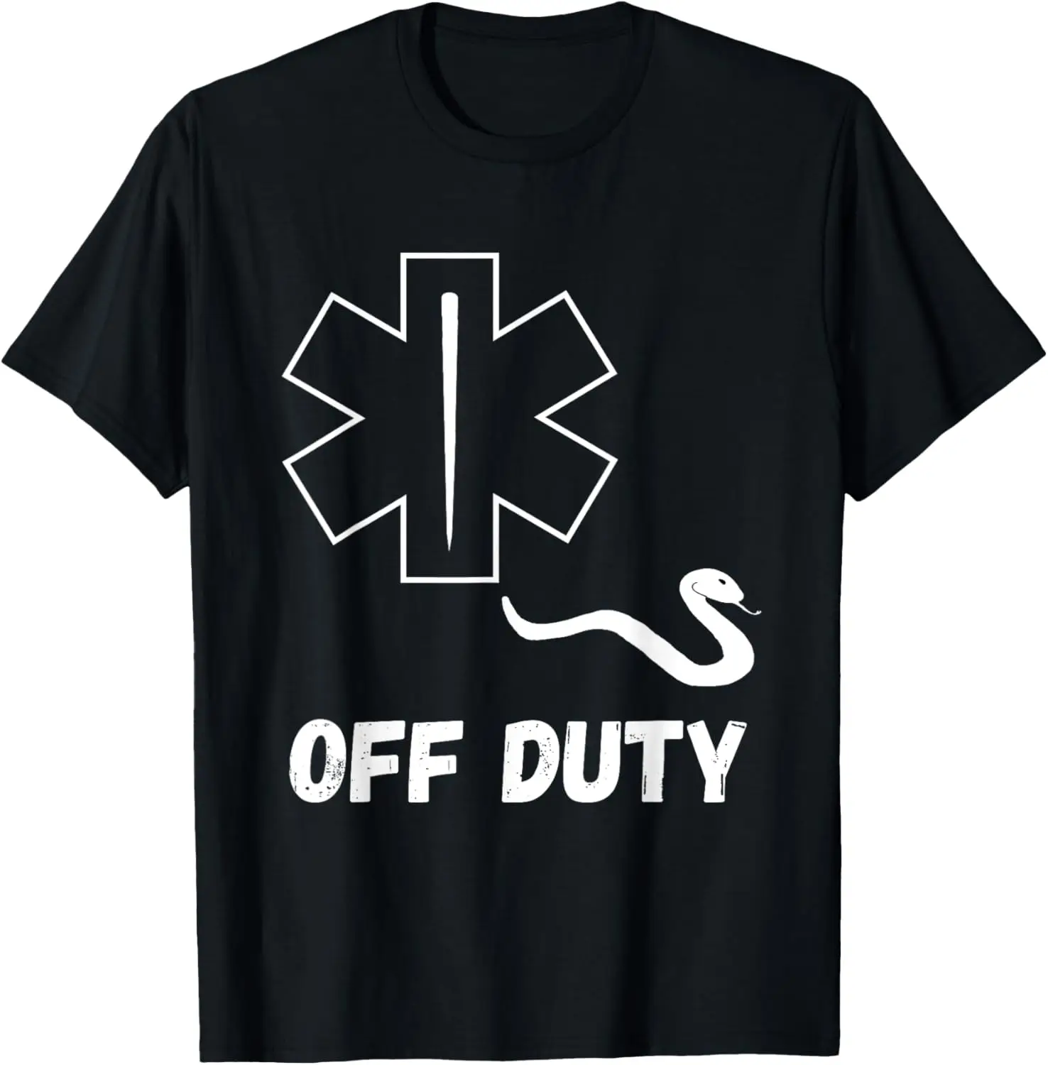 Camiseta de ambulância paramédica fora do serviço