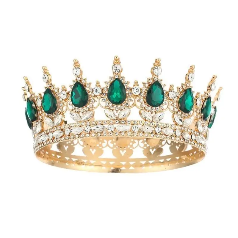 39BB Sparkling Rhinestones Crown for Women Great for Weddings and Festival Occasion