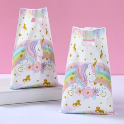 Unicorn Candy Hand Bags Unicorn Theme Birthday Party Decoration Kids Gift Packing Bag Baby Shower Girl Party Supplies Treat Bag