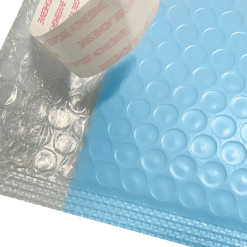 50Pcs Sky Blue Bubble Mailer Bubble Padded Mailing Envelopes Mailer Poly for Packaging Self Seal Shipping Bag Bubble Padding