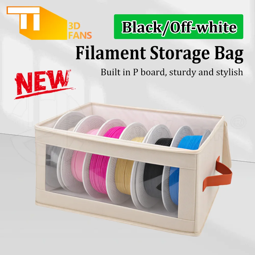 2.3D Printing Upgraded Filament Storage Bag Anti Oxidation Sealed Dust Cover Holder Pouch for Most 3D Printer Filament Spools