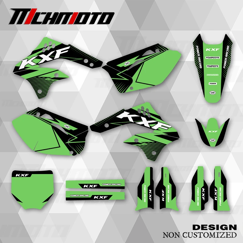 

MCHMFG New Style Graphics Decals Stickers Kits For KAWASAKI 2006 2007 2008 KXF450