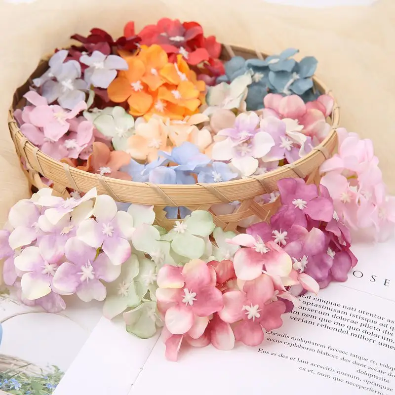 7cm Artificial Flowers Silk Bouquet For Wedding Decoration DIY Party Study Room Indoor Garden Dining Table Home Decor Accessorie