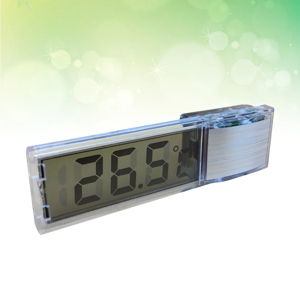 

3 D Aquarium Temperature Meter Sucker Thermometer Fish Tank Measuring Tool Digital