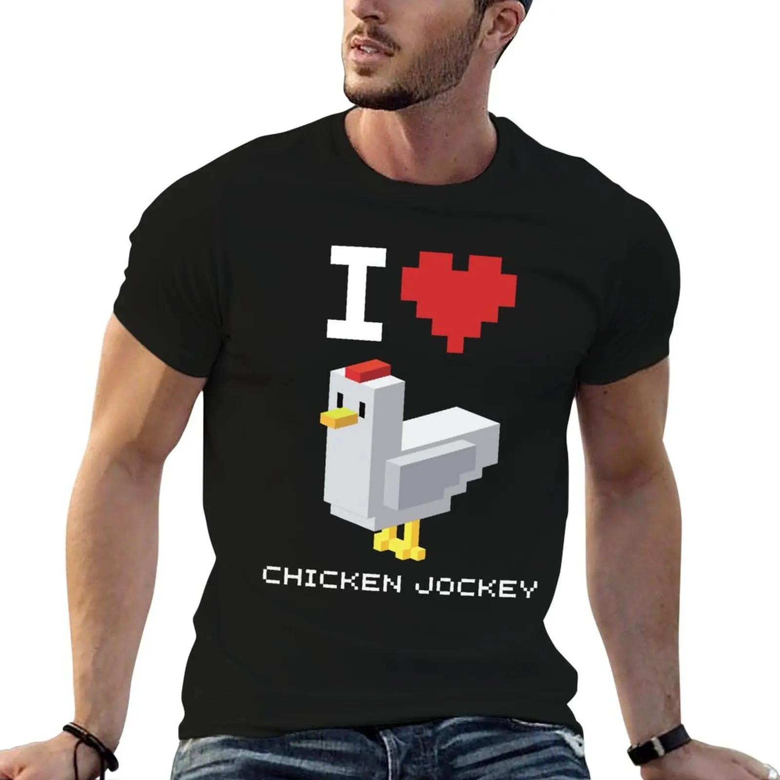 

I Love Chicken Jockey T-Shirt g man t shirts for men funny t shirts man T-Shirt