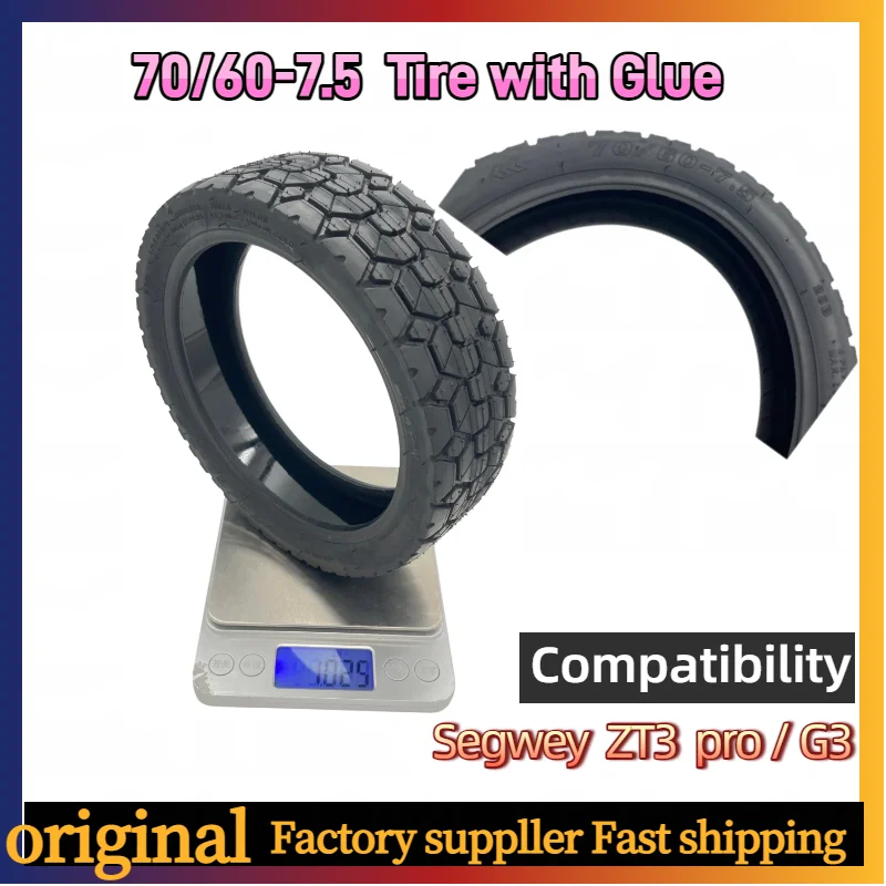 

70/60-7.5 Tubeless Self-healing Tire Off-road Tyre For Segwey ZT3/ZT3 Pro / G3 Electric Scooter Wheel Accessories Parts