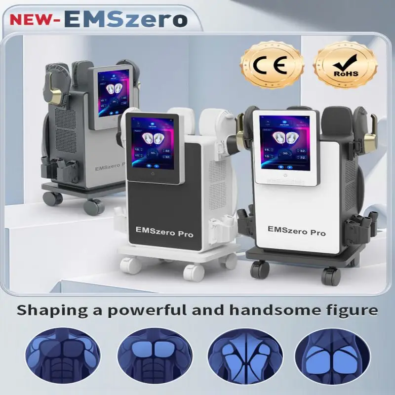 New EMSzero Body Sculpting Pro 6500w 15 Tesla Neo Ems Body Sculpt Rf Machine With 4 handles And Pelvic Optional