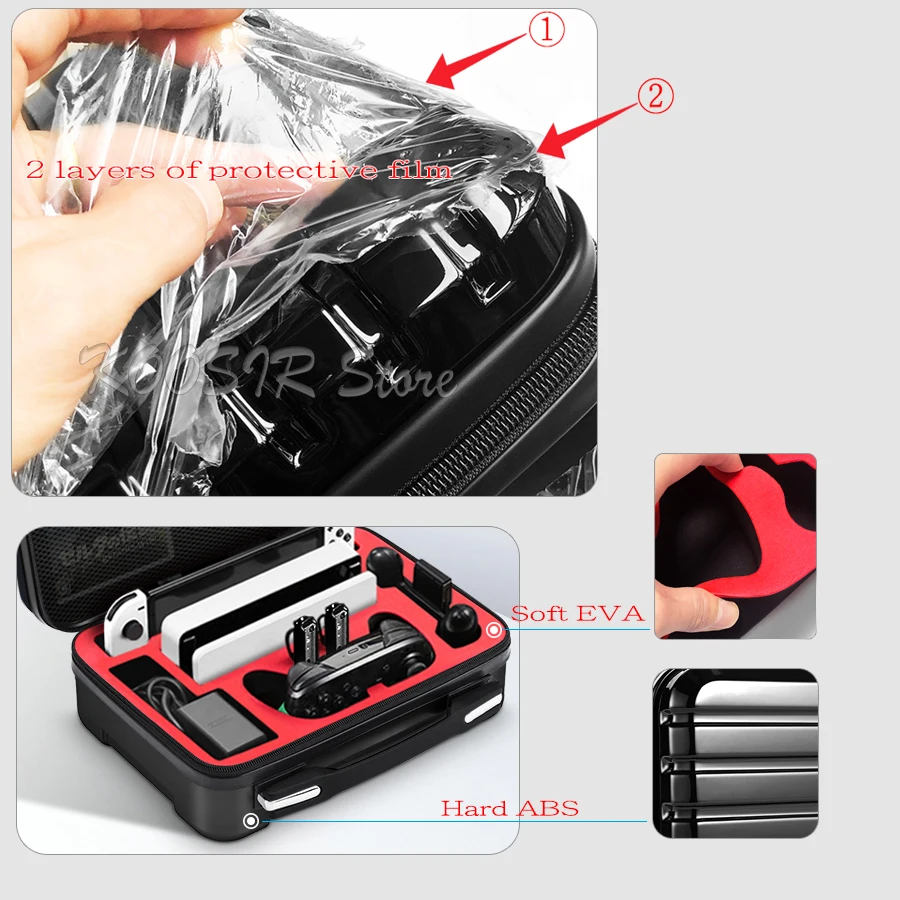 Nintend Switch / OLED Travel Hard Shell Carrying Case Portable Storage Bag for Nintendo Switch / OLED Console Game Accessories