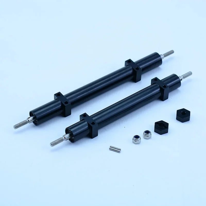 Metal 120/140mm Unpowered Axle for 1/14 Tamiya RC Truck Tipper SCANIA 770S VOLVO BENZ MAN TGX LESU Car Accessories