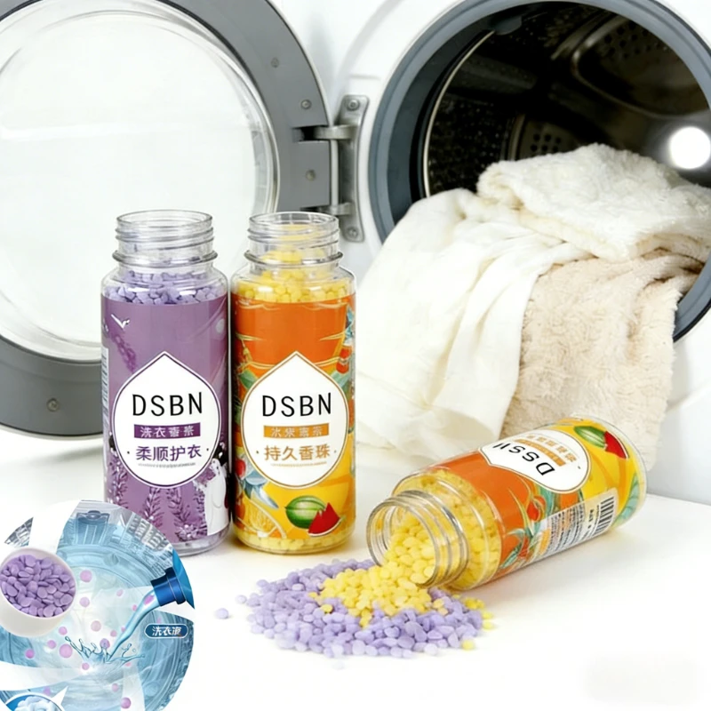 Perlas Aromatizantes para Lavandería de 200g, Aroma Duradero, Fragancia de Lavanda, Suavizante y Refrescante para Ropa