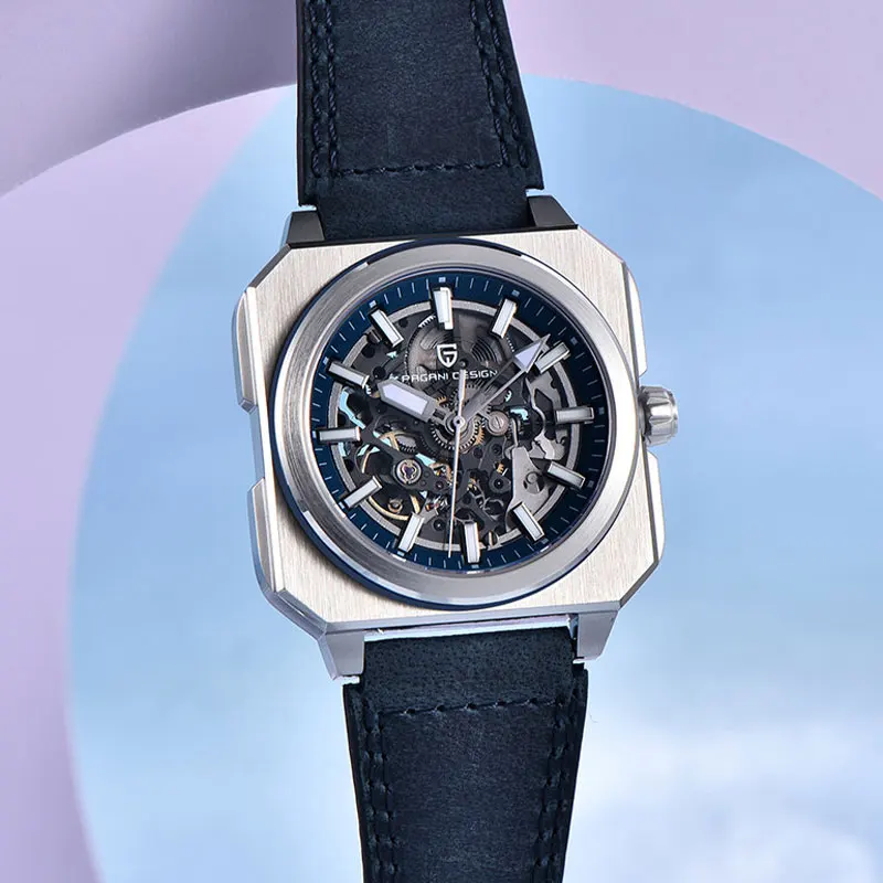 

PAGANI DESIGN 202520, новые полые механические мужские наручные часы, классические роскошные мужские автоматические часы, лучший бренд, водонепроницаемые часы для мужчин
