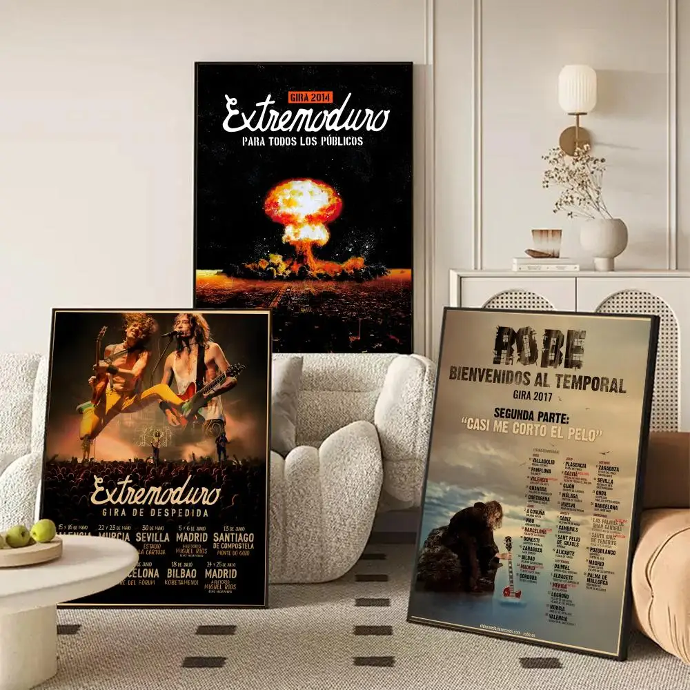 ملصق فرقة E-Extremoduro ملصقات حائط حديثة وأنيقة لديكور المنزل وغرفة المعيشة وفن الحائط