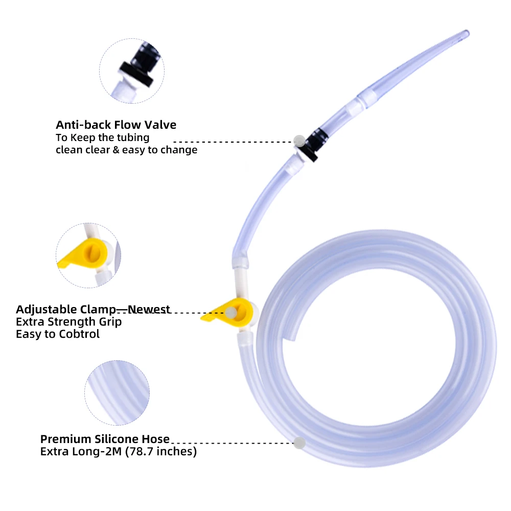 2L,Non-Toxic Stainless Steel Enema Bucket Reusable for Colon Cleansing Medical Grade Silicone Tubing Detox Enema Female Hygiene