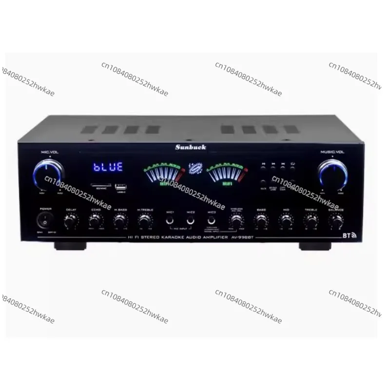 6188bt High-Power Built-in Bluetooth 500W High-Power Card Power Amplifier 12 V220v Amplifier Home Car