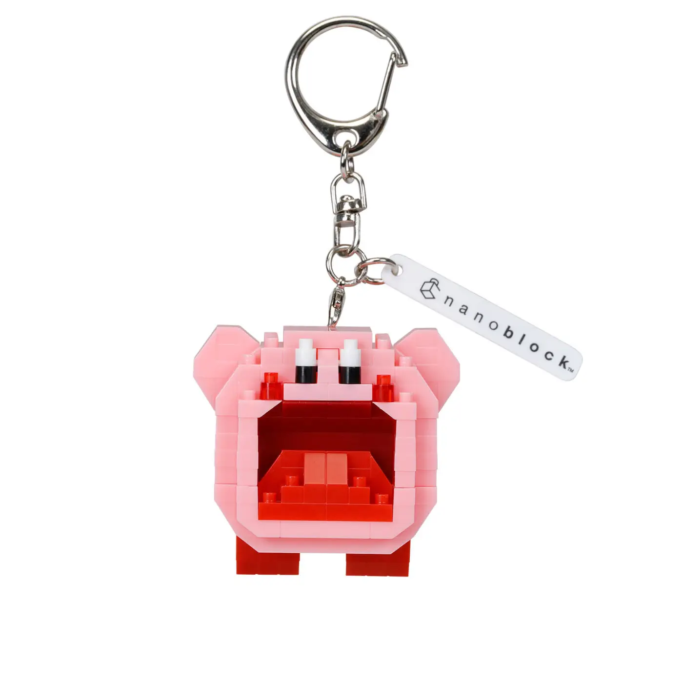 

Genuine Nanoblock N-Fig Kirby Inhale Pre Assembled Keyring Removable Kawaii Key Chain Bag Tag Kawaii Collectible Gift