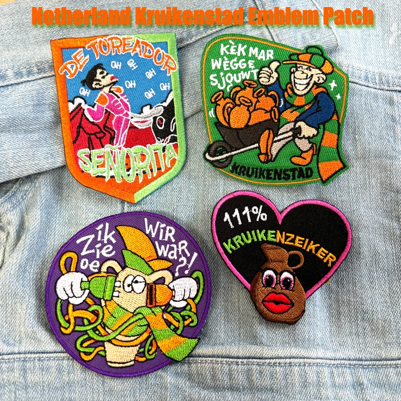 Parche bordado Carnaval Países Bajos – Termoadhesivo planchar - imagen 3