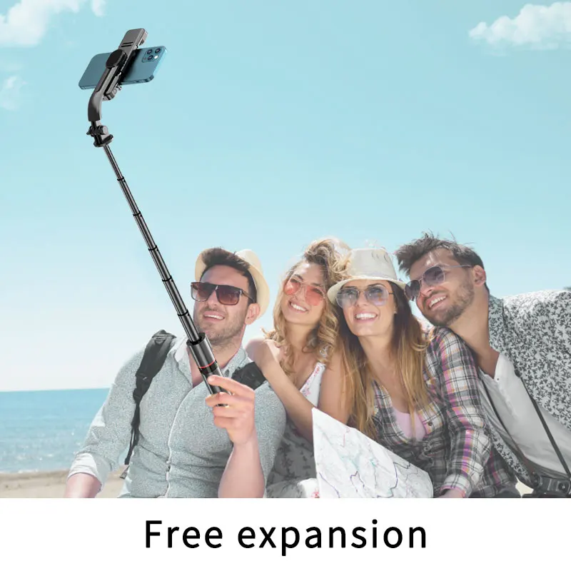 Foldable Wireless Bluetooth Selfie Stick Tripod with Remote Shutter, Mini Trepied, Gathering, Isolation Trip