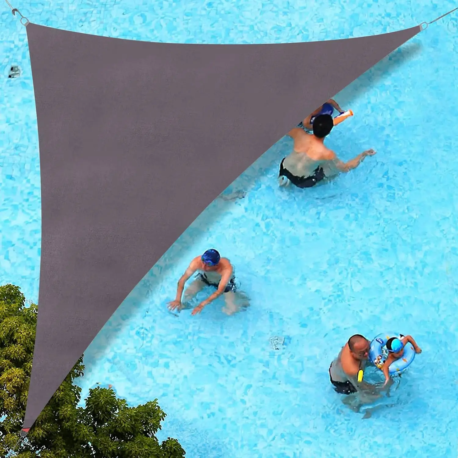 

Durable Sun Shelter for Outdoor Leisure and Swimming Pools Waterproof Rectangle Polyester Beach Shade Sailpromote sales
