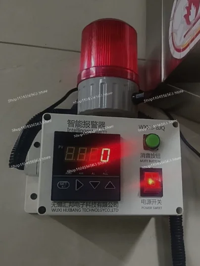 

Intelligent temperature alarm - High and low temperature alerts - Probe model for 0 - 400℃ range [110 decibel loud volume]