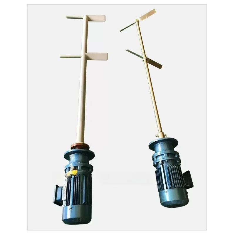 Dosing barrel mixer sewage pool liquid dissolving medicine vertical gear reducer industrial motor with deceleration mixer pump
