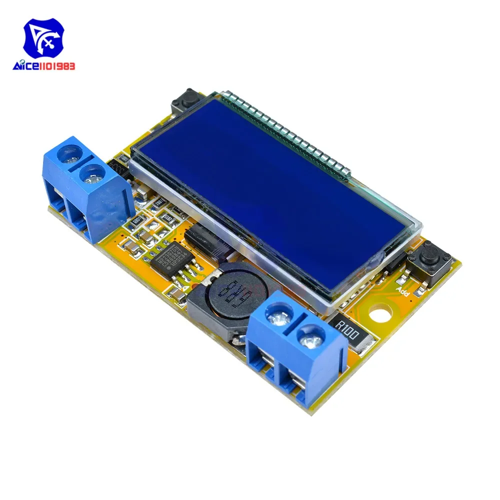 diymore Adjustable CC/CV DC-DC DC 5-23V to DC 0-16.5V 3A Step Down Buck Converter Power Supply Board STN LCD Digital Display