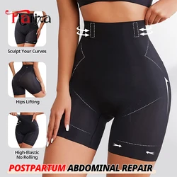 Flarixa Ultra Thin Ice Silk Shapewear High Waist Belly Slimming Panties Women Safety Shorts Postpartum Slimming Underwear Pants