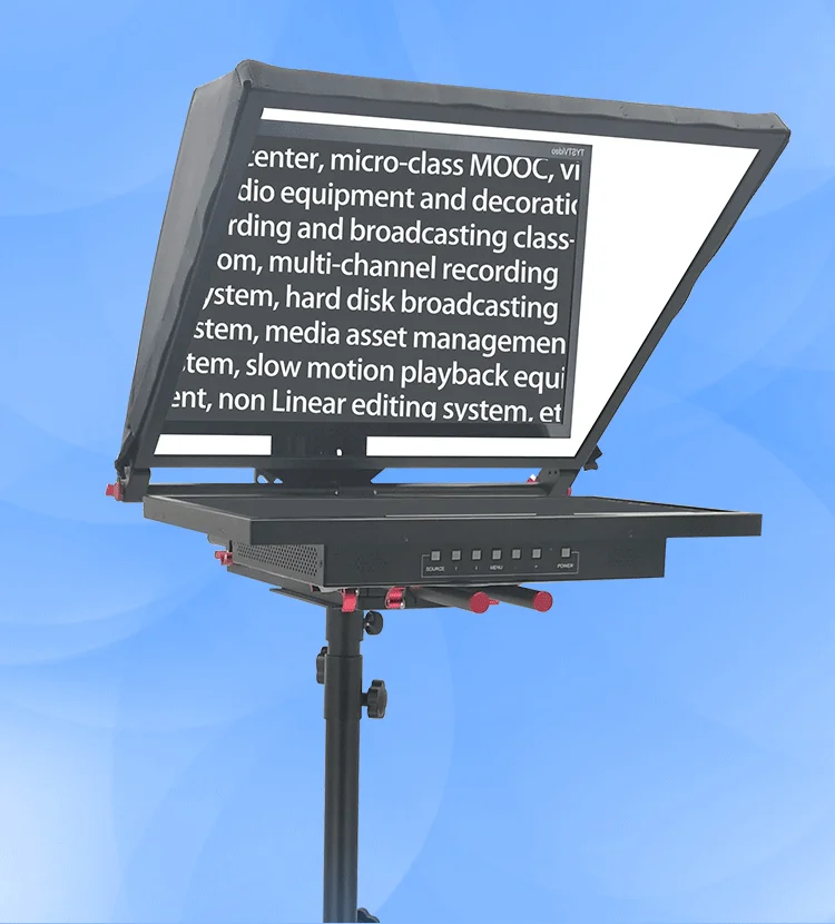 Factory supply cheap price large tablet 24 inch single screen enterprise level teleprompter